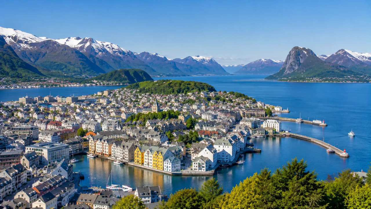 Destinație pentru feribotul Ålesund