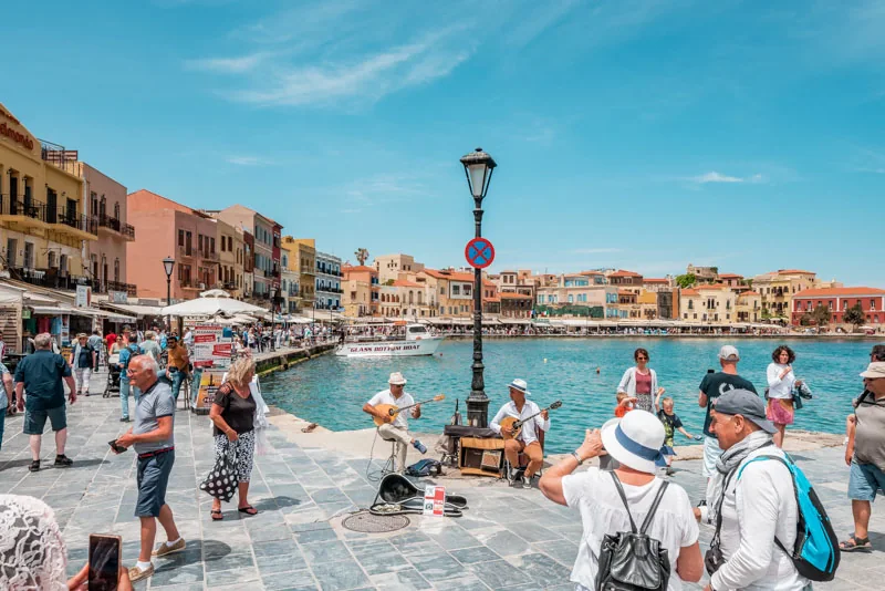 Chania Port venețian și oraș vechi din Creta