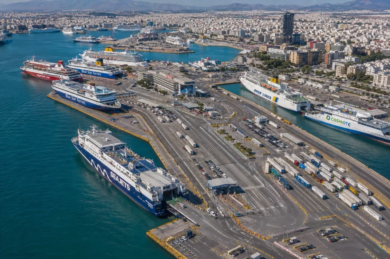 Piraeus port din Grecia