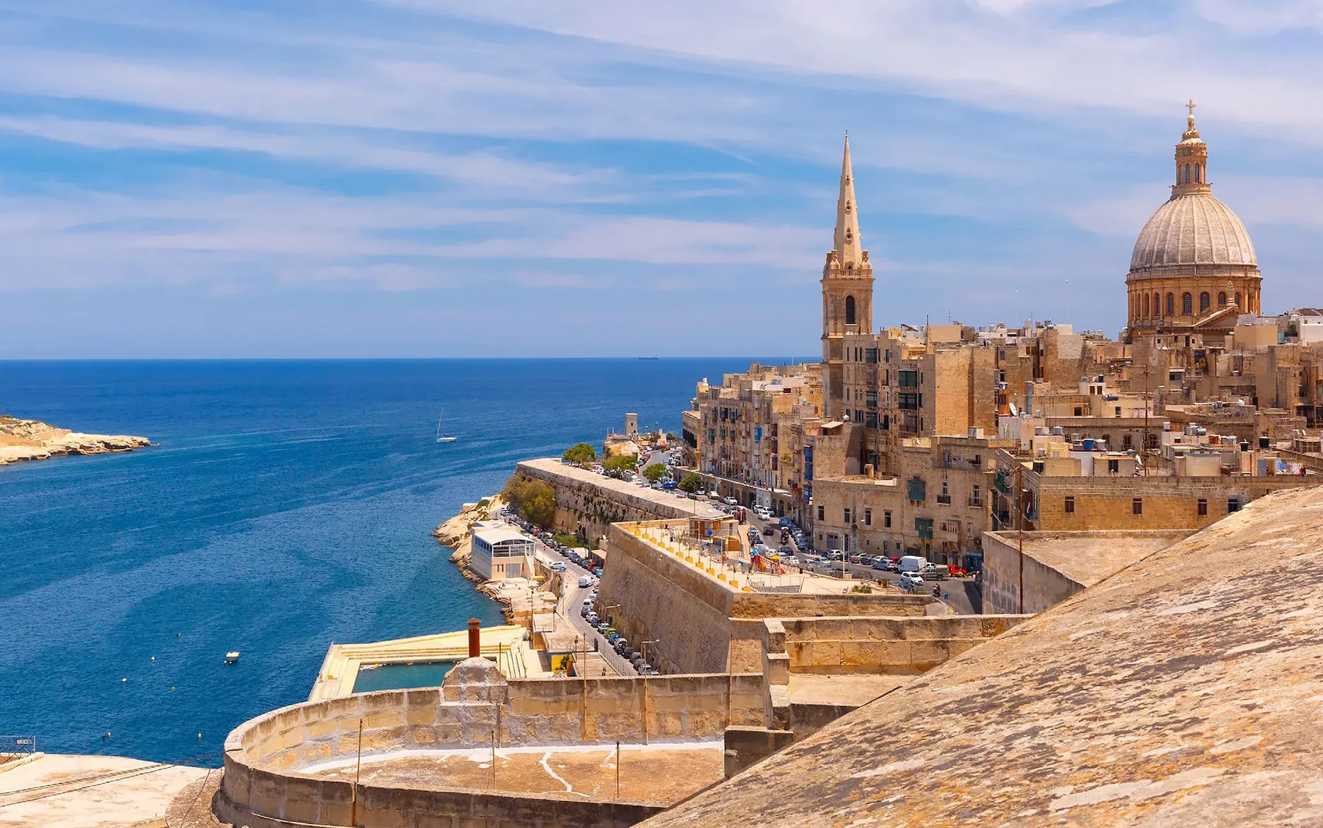 Orizontul Valletta, Marele Port și malul apei fortificat din Malta