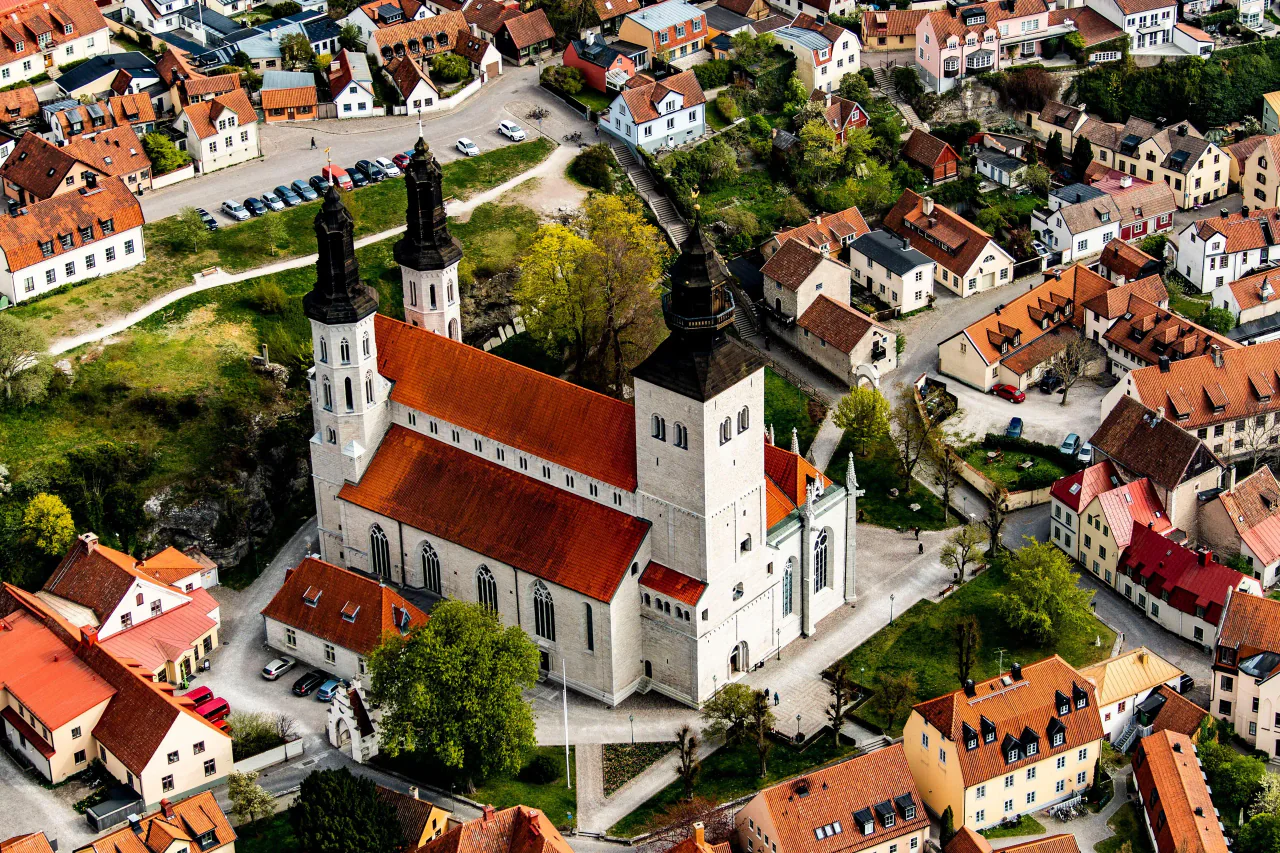 Malul istoric Visby de pe Gotland