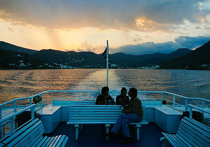 Portul de feriboturi din Amorgos