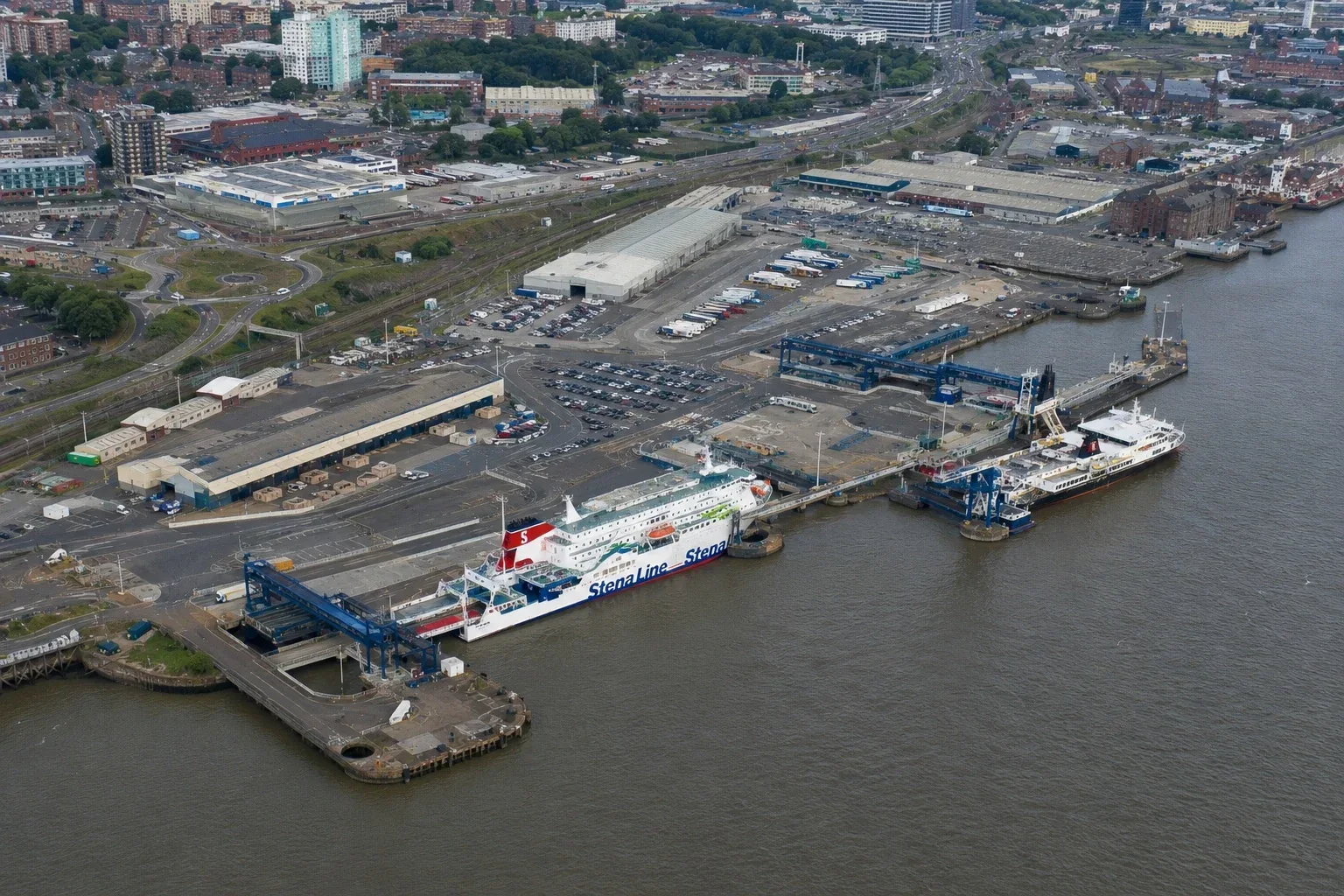Birkenhead terminal de feriboturi de pasageri de pe râul Mersey