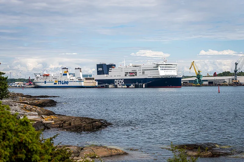 Feriboturi de pasageri în portul Karlshamn