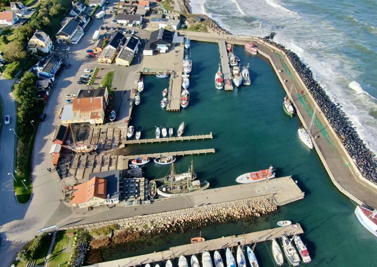 Odden port de feriboturi și litoral