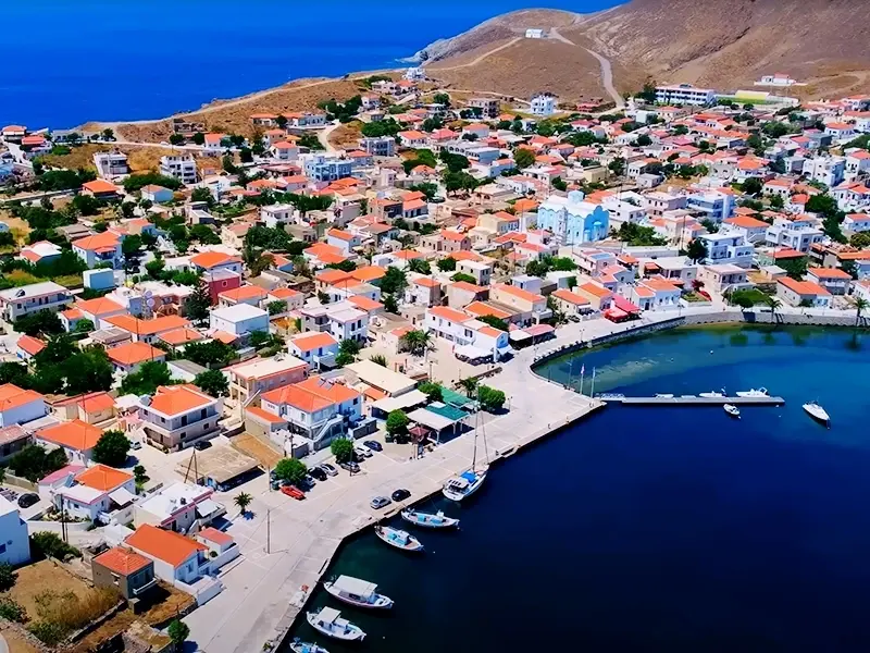 Portul de feriboturi din Psara