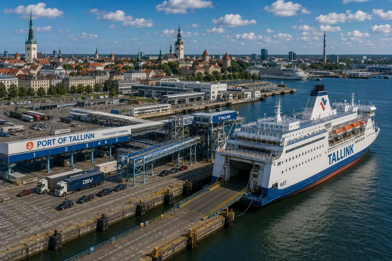 Tallinn Portul de feriboturi și zona terminalului de feriboturi