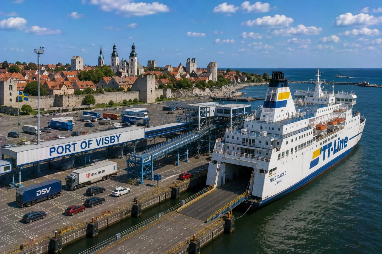 Port de feriboturi Visby pe Gotland