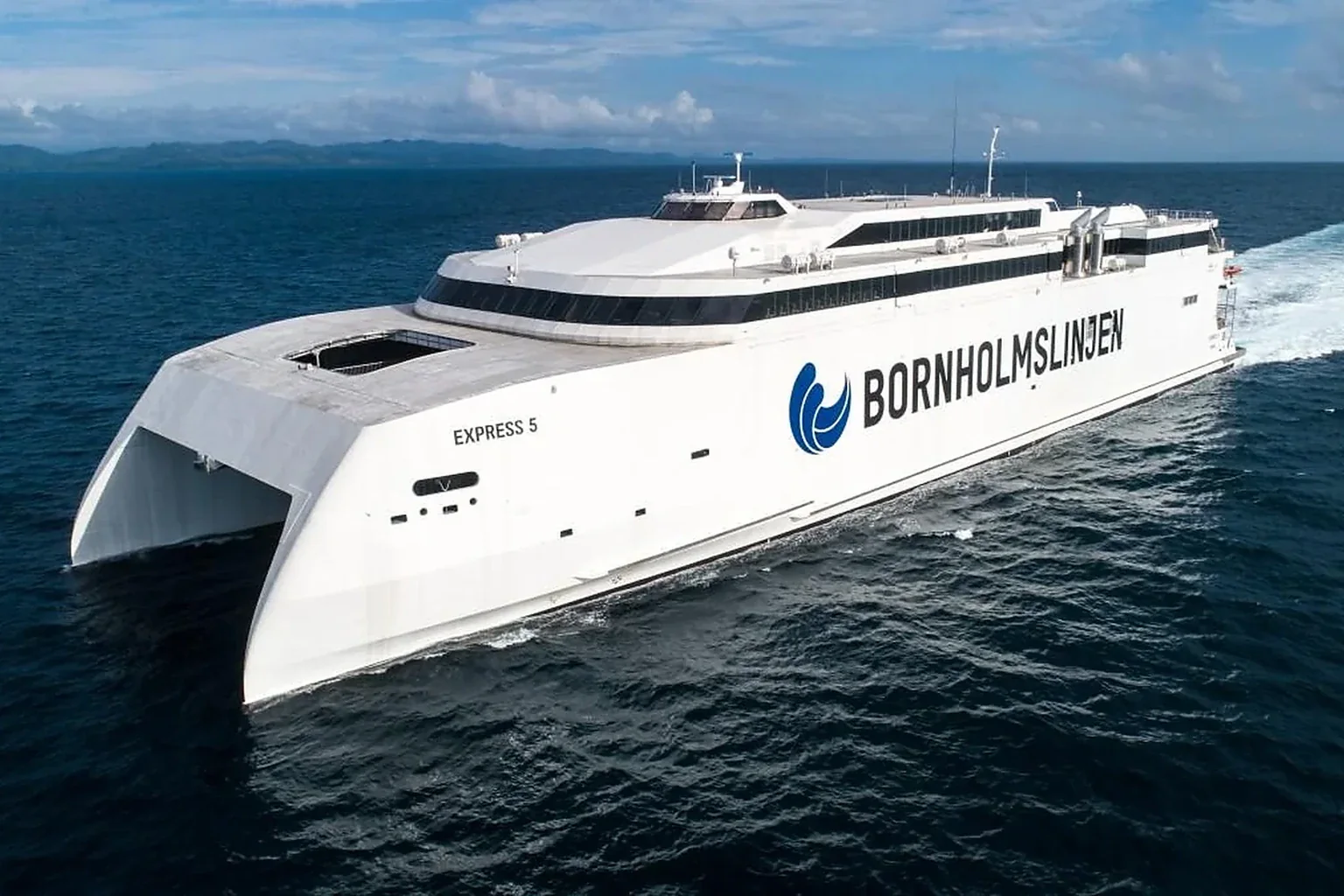 Feribotul de pasageri Bornholmslinjen care deservește Bornholm