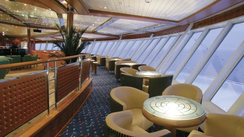 Observator Lounge la bordul feribotului Color Line Color Fantasy