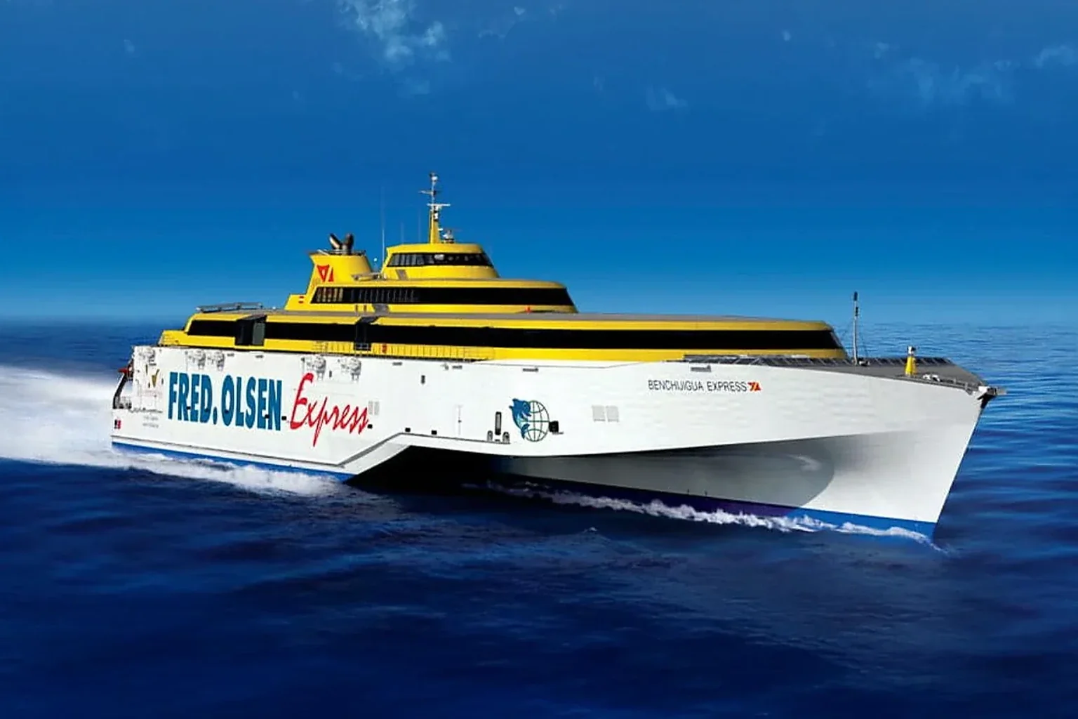 Fred. Olsen Express cu feribotul rapid în Insulele Canare