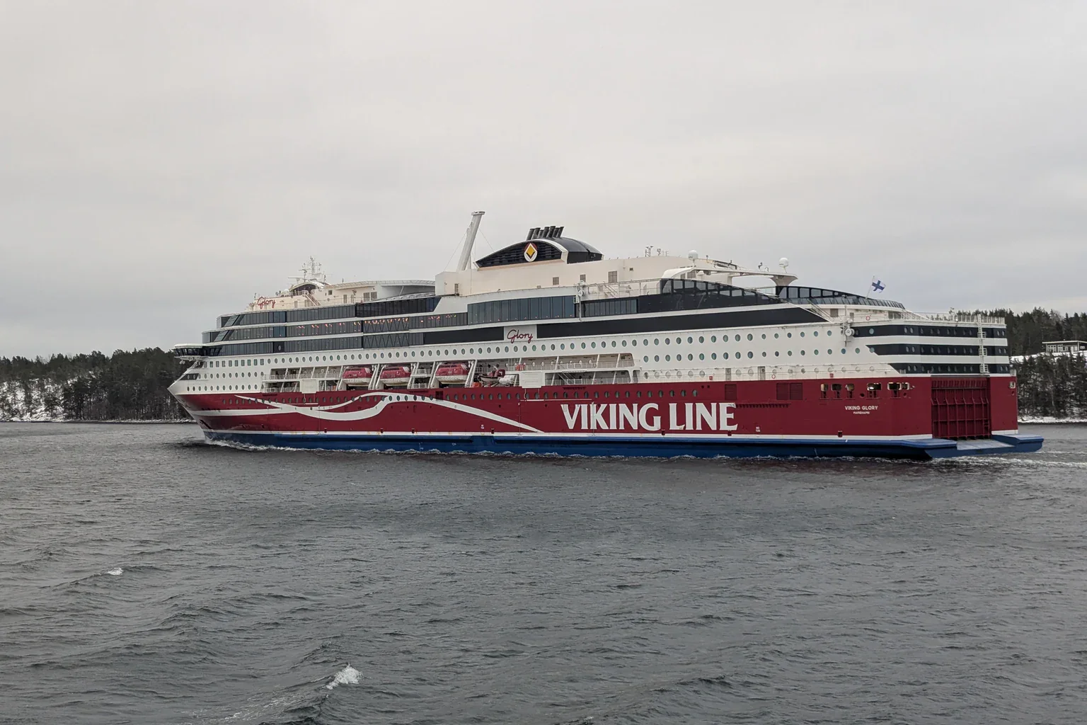 Viking Glory navighează în Marea Baltică