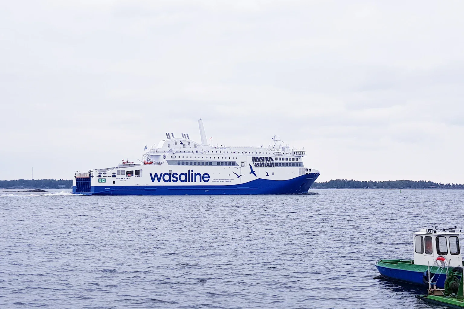 Aurora Botnia navighează de la Vaasa