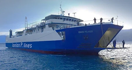 Linii Ionion P. Serviciu de feribot Ionion Pelagos